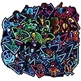 Asashi Superhero Stickers 100pcs Marve_l Luminous Stickers for Water Bottle Skateboard Guitar Motorcycle Luggage Waterproof Vinyl Graffiti Stickers