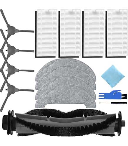 Lot De 5 Filtres Lavables De Rechange Pour Robot Aspirateur Ultenic Pro - Entretien Facile, Maintient La Performance - 10