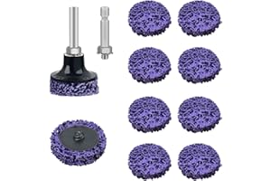 BouGPeng 10 Pezzi CSD Disco Abrasivo 2 Pollici 50mm Disco Abrasivo Pulente Dischi per Pulizia Grossolana Set CSD Abrasivi Grossolani Dischi CSD per la Rimozione di Ruggine e Vernice Disco CSD