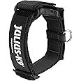 Julius-K9 Collare Color & Gray con manico richiudibile, chiusura di sicurezza ed adesivi intercambiabili, 40 mm (38-53 cm), N