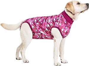 Suitical Recovery Suit Dog Medium Pink Camouflage Amazon Co Uk Pet Supplies