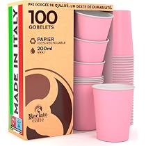 100 Gobelets En Carton Verts Jetables - Écologiques, Résistants Au Chaud Et Au Froid - 11