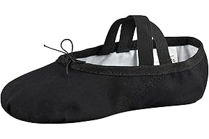 tanzmuster Ballettschuhe Mädchen und Damen - DANI - ganze Ledersohle - Ballettschläppchen für Kinder und Erwachsene - Tanzschuhe fürs Ballett