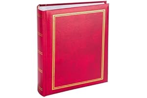 VICTORIA COLLECTION Album Photo Traditionnel pour Photos Format 10x15 - Album Durable pour 300 Photos avec des Espaces Supplémentaires pour des Notes Personnalisées | Facile à Remplir avec des Pochettes en Plastique