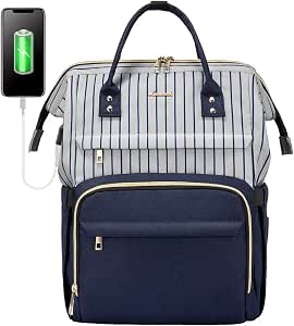 LOVEVOOK Zaino per PC Portatile Donna 15.6 Pollici, Borsa Porta Laptop  Impermeabile, Zaino da università Moda, Zaino Portatili con Caricatore USB,  Zaini per Computer Lavoro/Viaggi/Affari/Scuola : Amazon.it: Informatica