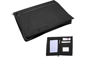 JRYGAC Cartera Organizadora de Guantera, Portátil Portadocumentos Coche, Carpeta Documentación Coche Múltiples Bolsillos, Carpeta de Guantera para Coches, para Registro de Coche y Seguro documento