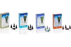 Crottendorfer Räucherkerzen Oryginalne 4 rodzaje w jednym zestawie – różne zapachy (kadzidło, melisza, marzenie zimowe, lawenda, zimowo-pomarańczowa)