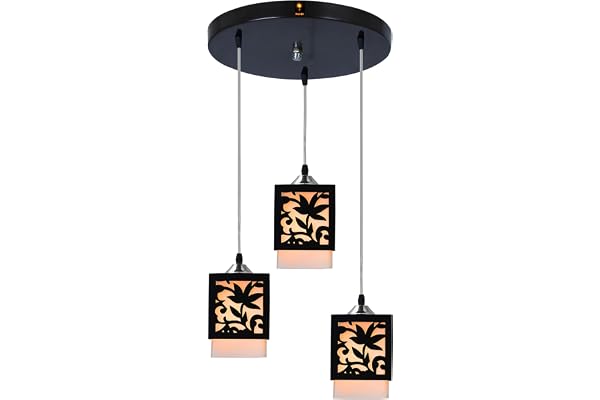Imper al 5 Watts Ceiling Light (Brown and White,Glass)
