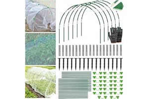 HEYIDAMAI Arcos Invernadero,Arcos para Invernadero,Aros Invernadero Tunel,Túnel para Plantas,Neumáticos de Invernadero,GardenAros De Invernadero,Aros De Invernadero para Cultivar Túneles