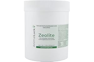 Heiltropfen Poudre de Zéolite pour Animaux | 500 g | Complément Alimentaire pour Animal Domestique | Clinoptilolite | Activé | AnimalLuck