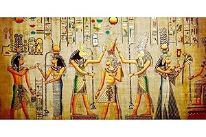 DEMIAWAKINGUK Demiawaking DIY Diamond Painting 5d Grandi Dimensioni Murale Egiziano Diamond Painting Kit Completo Pittura Diamante 5D Fai da Te Pittura Mosaico Arte e Artigianato Decorazione 100x50cm