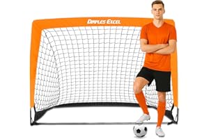 ‎DIMPLES EXCEL Dimples Excel Fußballtor Netz für Garten und Außenbereich Fußballtraining für Fußballliebhaber
