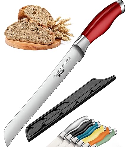 Coltello Professionale Buffalo Per Pasta Fresca - Lama 24 Cm - Acciaio Inox Con Impugnatura In Gomma Termoplastica