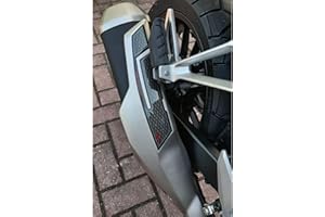 Resin Bike Adhesivos de Moto Compatibles con Honda CB500X 2019. Protección Tubo de Escape de Choques y Arañazos de Moto. Adhesivo 3D Resinado - Made in Italy