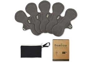 Assorbenti lavabili | Assorbenti riutilizzabili | Assorbenti ecologici lavabili | Assorbenti lavabili flusso abbondante | Assorbenti lavabili bamboo | Reusable pads | Plastic free | Bambaw