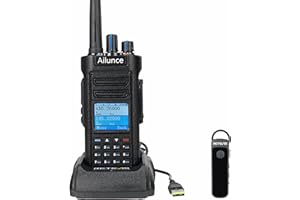 Retevis Ailunce HD2 DMR Radio, Talkie Walkie Longue Portée, sans Fil 5.0, Double Bande Walkie Talkie, Etanche IP67, Batterie 3200mAh Radio Amateur pour Evénement Amateur (1 Pièce)