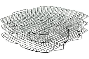 Ninja 3-poziomowy stojak na odwodnienie [4138J301UKE] oficjalne akcesorium kompatybilne z Ninja Health Grill AG301