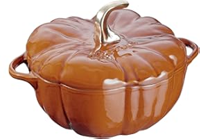 STAUB Pumpkin Cocotte, Ghisa, arancione - burnt orange, 3.5-quart