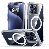 ESR iPhone 15 Pro Max Kılıf, MagSafe ile Uyumlu, Askeri Sınıf Koruyucu Kılıf, Dahili Stash Stand Telefon Kılıfı, &Ccedil;izilmeye Da