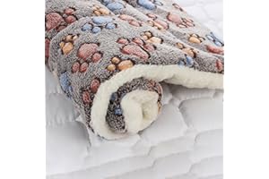 MOSLALO Manta acogedora y calmante para Gatos Interior | Mantas calmante Lavable ultrasuave para Perros y Gatos para Alfombrilla Cama | Cojín para Mascotas Tela Franela Premium para Gatos y Perros