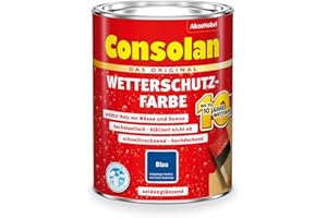 750 ml Consolan Wetterschutzfarbe, blau Nr. 212
