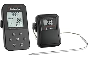 TFA Dostmann Küchen-Chef 14.1504 radiowy termometr do smażenia mięsa
