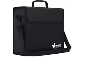 ‎FLASLD FLASLD Dokumententasche Feuerfest Wasserdicht, Tresor Feuerfest Wasserdichte Tasche, Große Kapazität Aktentasche für Dokumente, Laptops, Geldtasche, Pässe und Wertsachen