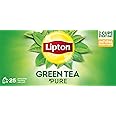 Lipton Green Tea Pure, 25 Lipton Tea Bags, 2 Cups to Goodness Tea, Pure Green Enveloped Tea Bags, Source of Flavonoids