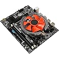 Sorandy X79 Motherboard Set, Computer Motherboards with Dual Indicator Light, Fan, NVMe PC1e3.0X4 Channel, Threads Motherboard CPU Combo for LGA 1356, E5 2420 CPU, 6 Cores,12 Threads