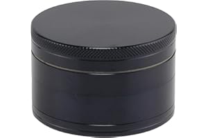 EVERGREEN LABS Aluminum CNC Grinder Size 63mm 4 Parts Black