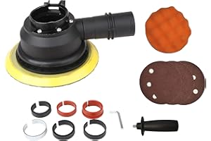 Aidelife Exzenter Poliermaschine, Exzenterpolierer anhang,125/150mm, zum Polieren von Auto, Möbeln