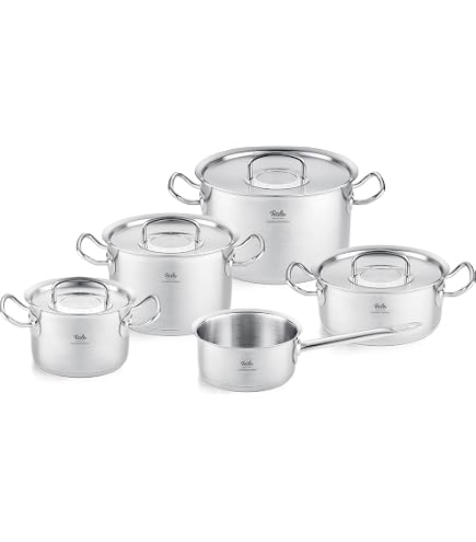 Schulte-Ufer Profi-Line I Pentola In Acciaio Inox 16 Cm – 1,5 L, Fondo Protherm In Rame, Adatta A Induzione, Forno E Lavastoviglie
