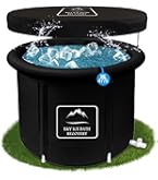 Eisbad Abdeckung - Wasserdichte Schutzhülle Für Eistonnen, UV-beständig & Staubdicht, 89x89x76 Cm