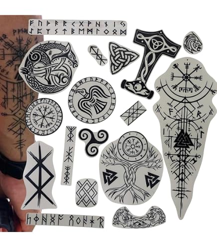 Tatouages Temporaires Tattwo.me – Lettres Alphabet Découpables, Encre Végétale Naturelle, Dure 2 Semaines, Résistant Eau (G0002)
