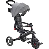 Globber Explorer 4in1 Katlanabilir Bisiklet - Siyah/Gri