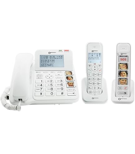 Geemarc Ad Combi 295 - Telefoon draadloos - DECT295HS_WH_VDE