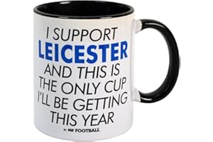 Bomblighters I Support Leicester City and This is only Cup Football Mug - Merchandise Gift for Fan, Ceramic, 250ml