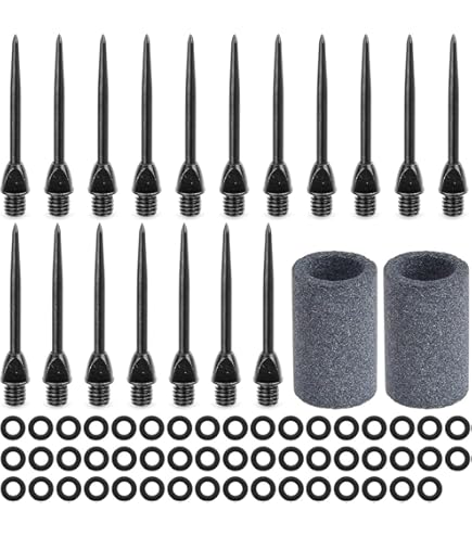 Jeu Fléchettes Durable Pointes Fléchettes CyeeLife Acier 30mm - 3 Pièces Noir Pour Conversion Steel Dart Remplacement Pointes Dart