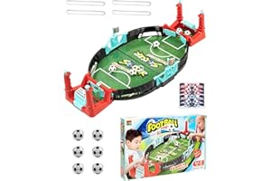 A aBlumen Calcio Balilla Bambini, Mini Calcio Balilla, Gioco Calcio da Tavolo Bambini, Calcetto da Tavolo per Bambini Regalo Bimbo Maschio 4 Anni e oltre