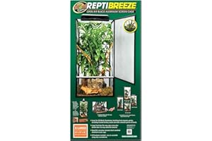 Zoo Med Reptibreeze Cage Grillagée en Aluminium pour Reptile 41 x 41 x 51cm