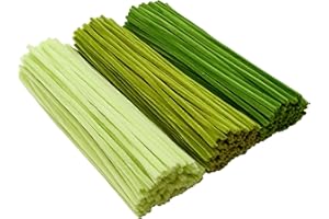 YYUENG TAK 300 Piezas Limpiapipas Chenilla Verde(30CM x 6mm),Limpiapipas verdes para manualidades: para hacer flores, animales, decoraciones para el hogar y actividades creativas,Green Pipe Cleaner