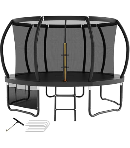 EROOSY 4 Pièces Ancrage Au Sol Pour Trampoline, Kit D'ancrage Au Sol, Sardines De Fixation