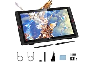 ‎XP-PEN XP-PEN Artist 22R Pro Grafiktablett mit Display, 21,5" Grafikmonitor,120% sRGB mit batterieloser 60° Neigung Stift, Verstellbarer Ständer, Skizzieren/Zeichnen/Fotobearbeitung