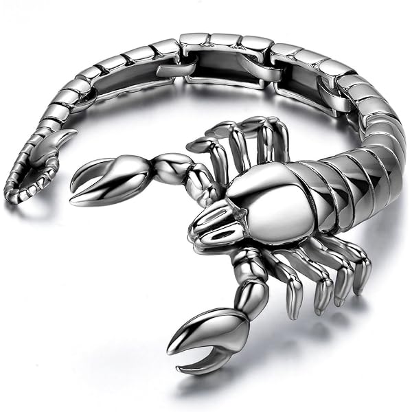 OIDEA Herren Armband Mit Totenkopf-Motiv – Edelstahl-Kette Mit Magnetverschluss | Punk-Gotik-Style | 22 Cm Länge