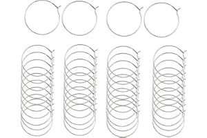 LOREC Segnabicchieri per Calici 25mm Charms In Vetro Di Vino Lega Segna Bicchieri