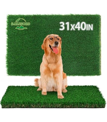 Dog Potty Artificial Grass For Dogs Pack (18x23-in,Hemmed Edge
