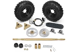 Bakaxel gokart kit med 740 mm bakaxel för gokart, gör-det-själv-drivcyklar