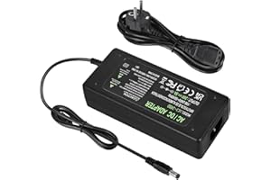 24V 5A Netzteil, 120W AC 100-240V zu DC 24V Netzteil Transformatoren Trafo 5,5mm x 2,5/2,1mm DC Jack, 120W Spannungswandler Adapter,Universal Adapter für LED Streifen,LCD Monitor,LED Treiber