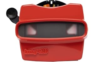 Image3D Custom Viewfinder Reel Plus Red RetroViewer - Viewfinder for Kids, & Adults, Classic Toys, Slide Viewer, Discovery Toys, Retro Toys, Vintage Toys, May Work in Old Viewfinder Toys with Reels