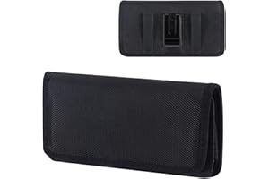 TINGJS Handy Gürteltasche Smartphone Magnetisch Handytasche Kompatibel Smartphones mit 6,0 bis 6,8 Zoll Schwarz